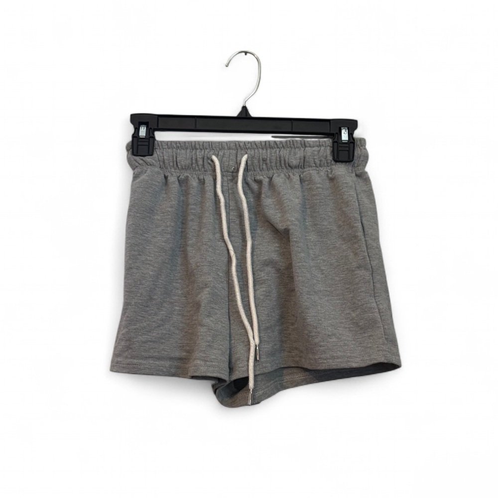 Gray Drawstring Shorts